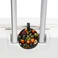 thumbnail image 3 of Thanksgiving Fruits Set of 2pcs PU Leather Round Suitcase Tags with Privacy Cover and Name ID Tag - Ideal for Travel Luggage, Handbags, Backpacks, School Bags, 3 of 6