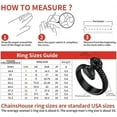 thumbnail image 6 of ChainsHouse Black Rings for Men Women Snake Shaped Ring Stainless Steel Non-Tarnish Gothic Jewelry Gift, Size 7-14, 6 of 7