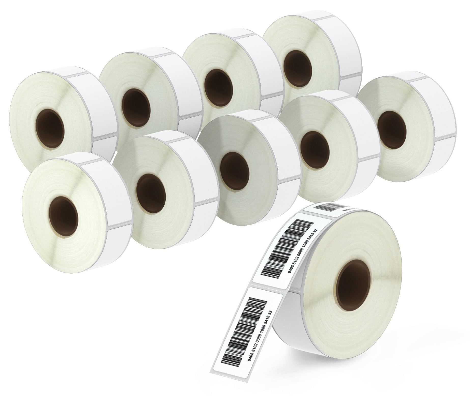 38mm x 25mm WHITE Direct Thermal Labels 2,000 per roll for compatible Zebra type 
