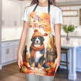 thumbnail image 4 of Happy Thanksgiving Bernese Mountain Dog Give Thanks Fall Beanie Scarf Welcome Apron Berner Lover Gifts for Cooking Grilling Baking Painting Gardening - 00020, 4 of 5