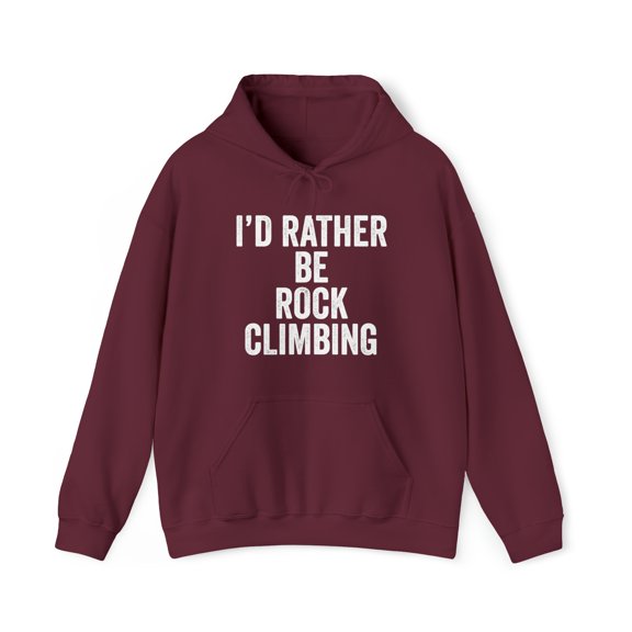 Rock Climbing Hoodie, Gifts, Hooded Sweatshirt