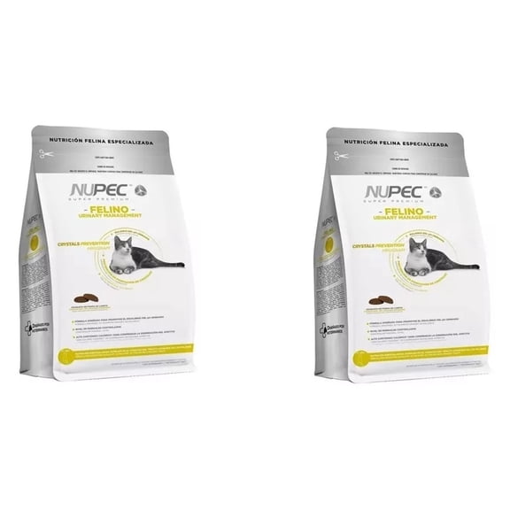 Paquete de dos Nupec felino urinary 1.5 kg