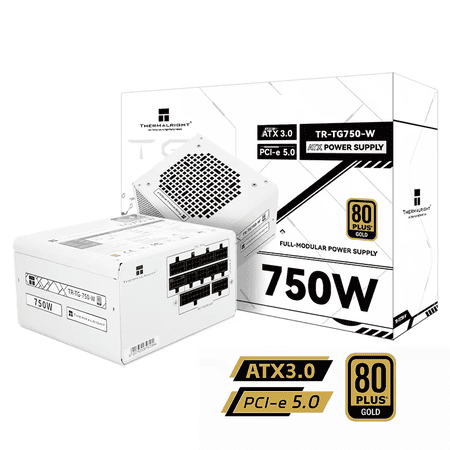 Thermalright PC Power Supply Thermalright TR-TG750W 750W ATX3.0 Power Original PCIE5.0 Electrolytic Capacitor