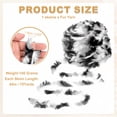 thumbnail image 2 of Uxcell Fur Yarn, Soft Plush Fluffy Chunky Polyester Faux Fur Eyelash Yarn for Crocheting Hand Knitting Blanket Hats Crochet Zebra Color, 2 of 5
