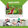 thumbnail image 3 of Christmas Mailbox Cover Magnetic Standard Size 21"x19", Green Xmas Max Dog Hohoho Decorative Post Letter Box Decor, Funny Holiday Garden Outdoor Decoration, 3 of 6