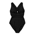 thumbnail image 6 of MSJUHEG Hollow Monokini Swimwear,Halter Swimwear,Swim Suits for Women 2025,Plus Size Swimsuit for Women,Short Sleeve Bathing Suit,Bandeau Bathing Suits,Strapless Swimsuits for Women Black XL, 6 of 6