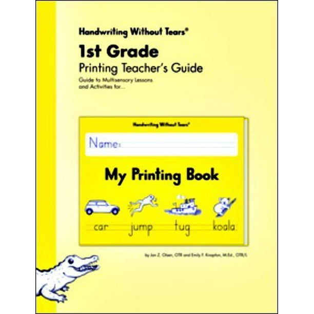 Handwriting Without Tears My Printing Book Pdf 2 Handwriting Without Tears 1st Grade Printing Teacher's Guide My
