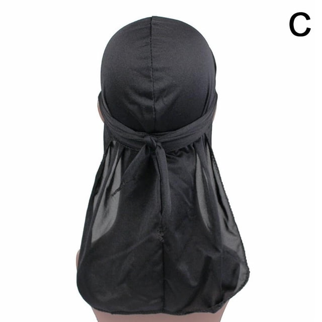 1PCS Mens Durag Du-rag Bandana Sport Du Rag Scarf Band Biker Head Rap Tie