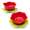 Rose, variant on Confetti 4 Piece Nesting Mixing Bowl Set, Fesitive Color, 18oz to 4QT Sizes