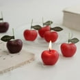 thumbnail image 2 of 4Pcs Scented Candle Fragrance Eye-catching Lightweight Cherry Shape Fruit Wax Candle Shooting Props, 2 of 10
