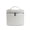cream, variant on Customizable Name Portable Travel Storage Bag - Removable Cosmetic Bag with Separate Washing Compartment Pebble Leather
