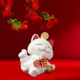 thumbnail image 3 of veasfak Cat Figurine Car Dashboard Decor for Centerpiece Table Spring Festival A, 3 of 9