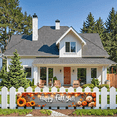 thumbnail image 2 of Decorative Design Happy Fall Banner Festive Leaves Thanksgiving Decoration Pumpkin for Autumn Celebration Outdoor Indoor, 2 of 9