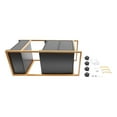 thumbnail image 6 of Mobile Salon Trolley Cart with 3 Drawers & Dryer Holder Hairstylist Storage Cart, 6 of 6