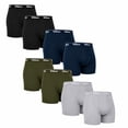 thumbnail image 2 of Boxer Deportivo Wilson para Hombre Rib Multicolor, 8 Piezas, Talla M, 2 of 4