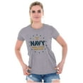 thumbnail image 3 of US Navy Anchor Logo Honor Courage Women's T Shirt Ladies Tee Brisco Brands S, 3 of 5