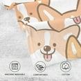 thumbnail image 4 of Dreamtimes 16x28 Inch Face Hand Towel Set Cute Dog Illustration Cotton Washcloths, Quick-Dry Highly Absorbent Bath Towels 2 Pcs for Bathroom Ktichen Travel SPA Gym, 4 of 7