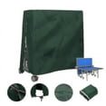 thumbnail image 1 of Outdoor Waterproof And Dustproof Table Tennis Table Cover Table Tennis Table Cover 165x70x185cm(Green), 1 of 4