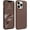 Chocolate, variant on Compatible with iPhone 13 Pro Max Case, [Military Shockproof Protection] Silicone Phone Case Anti-Scratch Soft Microfiber Lining Flexible Bumper Case, 6.7 inch, Chocolate