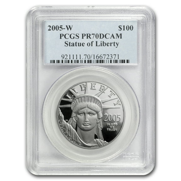 2005-W 1 oz Proof American Platinum Eagle PR-70 DCAM PCGS