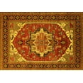 thumbnail image 1 of Ahgly Company Indoor Rectangle Persian Yellow Traditional Area Rugs, 2' x 5', 1 of 4