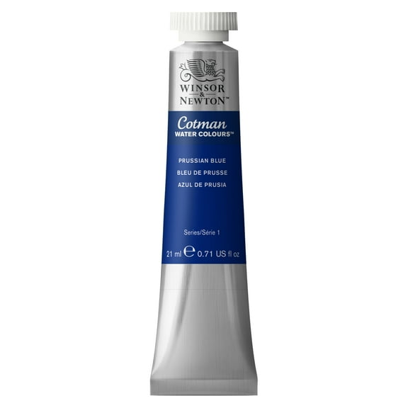 Winsor & Newton Cotman Watercolor, 21ml Tube, Prussian Blue