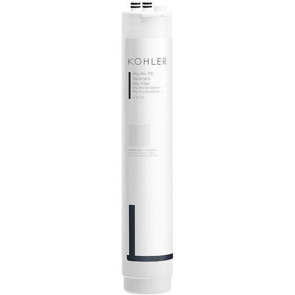 Kohler K-22157 Aquifer Replacement Sediment Pre-Filter For Reverse Osmosis Water
