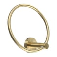 thumbnail image 3 of Brushed Golden Bathroom Towel Ring Holder Wall Mount Stainless Steel Towel Rai, 3 of 9