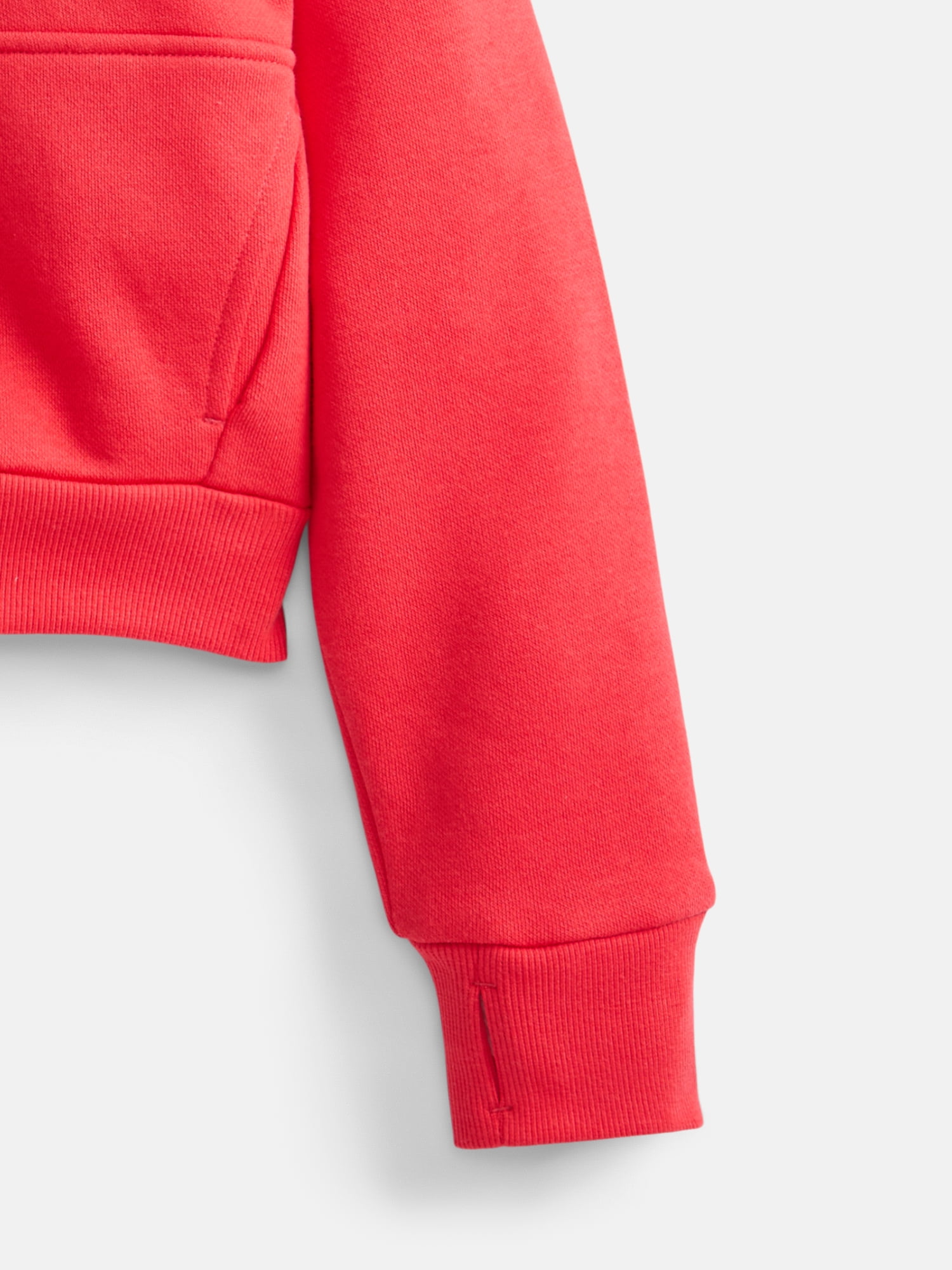 Athletic Works Girls Fleece Sweatshirt and Barrel Leg Pants, 2 Piece, Sizes 4-18 & Plus