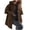 *Coffee, variant on Women Hooded Coat,Long Sleeve Button Cardigan Overcoat,Fall Casual Jackets Tops Wine,Womens Plus XL
