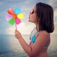 thumbnail image 4 of 6PCS Wind Spinner Assorted Flower Windmill Kids Toy Garden Decoration, 4 of 8