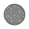 thumbnail image 2 of Kll Airplane Routes Around The World Tire Cover,Universal Wheel Tire Cover For Trailer, Rv, Suv, Truck,Camper And Many Vehicle,(17 Inch), 2 of 8