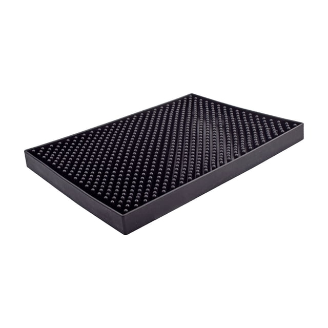 Rubber Bar Mat – Spill & Drip Mat for Bartending, Coffee Bar & Kitchen Countertop, Thick Durable Counter Protector & Drying Mat