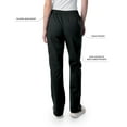 thumbnail image 2 of Landau ProFlex Tailored Fit Stretch 5-Pocket Cargo Scrub Pants for Women 2042, 2 of 5