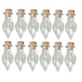 thumbnail image 4 of PAMINGONO Teardrop Shaped Glass Jars with Cork Stoppers for Home Use 32Pcs, 4 of 8
