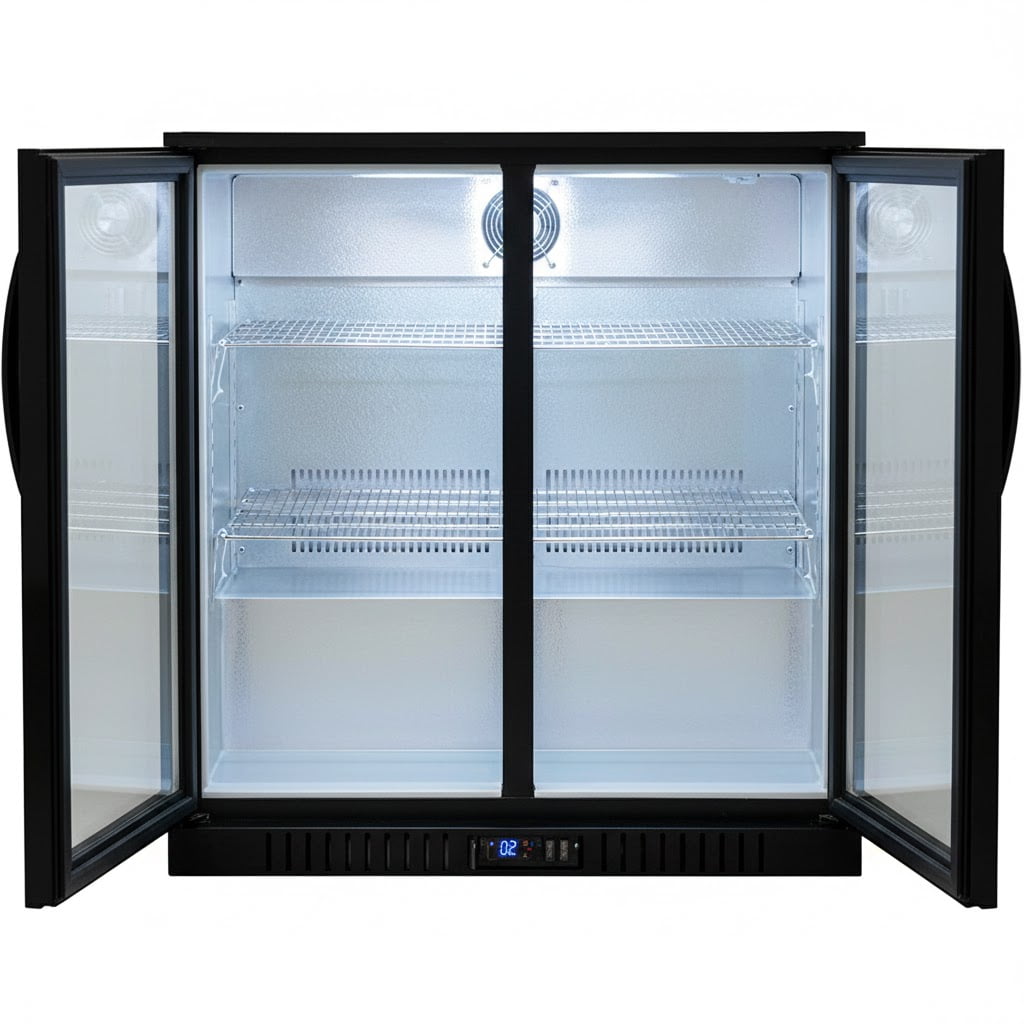 36 in. Beverage Back Bar Cooler, Counter Height Refrigerator 7 Cu.Ft. Merchandiser Display NSF