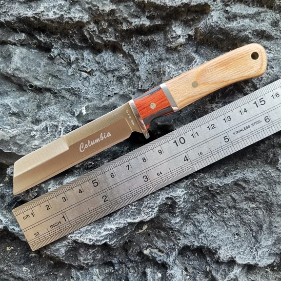 Straight Knife Outdoor Camping Hunting Pocket Kitchen Fruit Knives EDC