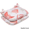 thumbnail image 2 of Pillow Perfect  'Sealife' Rounded Corners Outdoor Seat Cushion (Set of 2) Blue, 2 of 2