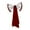 Wine Red White, variant on yotijay Detachable Satin Bow Elegant Fashion Detachable Bow for Outfit Parties Dress Red White