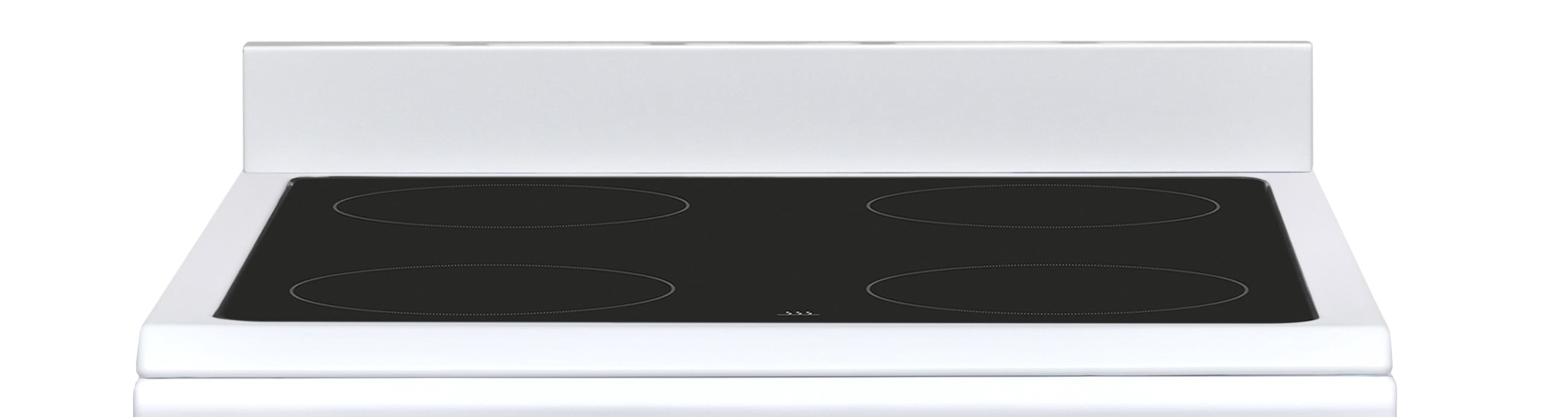 Premium Levella PREV2005VW 20" Vitroceramic Cooktop Electric Range with 4 Burners and 1.9 Cu. Ft. Single Convection Oven - White
