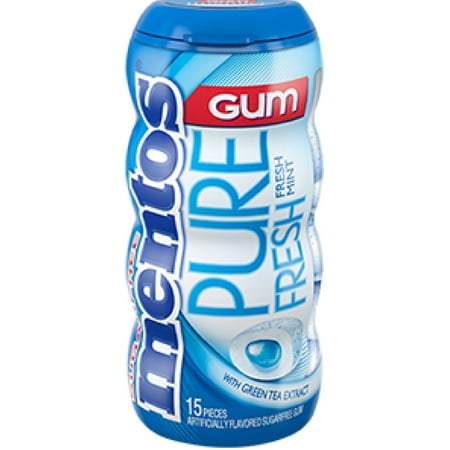 Mentos Gum - Van Melle Mentos Pure Fresh Chewing Gum, 10 ea