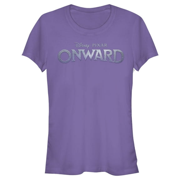 Junior's Onward Classic Text Logo  Graphic Tee Purple 2X Large