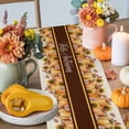 thumbnail image 4 of Hello Fall Pumpkin Table Runner, Autumn Thanksgiving Kitchen Dining Table Decoration for Home Party Decor 13x60 Inches, 4 of 9