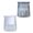 Clear Grey, variant on fuxzkrlz 2 Sets Self Watering Flowerpot with Wick Rope Indoor Outdoor Plants Planting Pot with Drainage Hole Clear Reservoir Herbs Flower Planter Pot