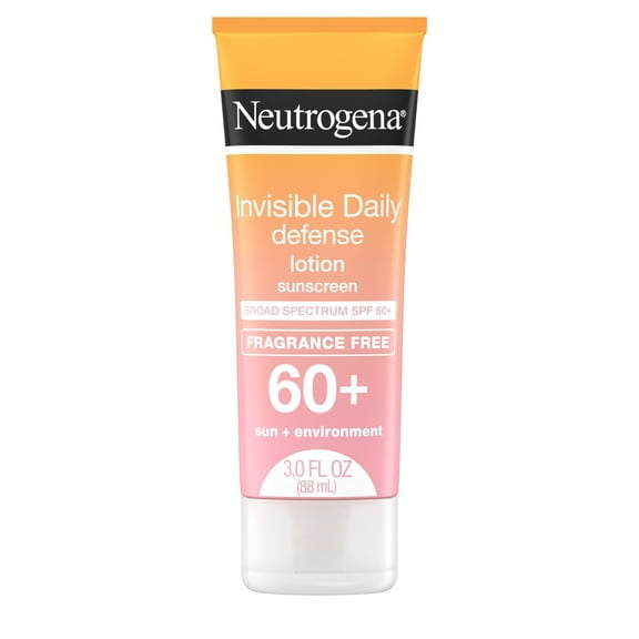 Neutrogena Invisible Daily Defense Sunscreen Lotion, SPF 60 , 3.0 oz