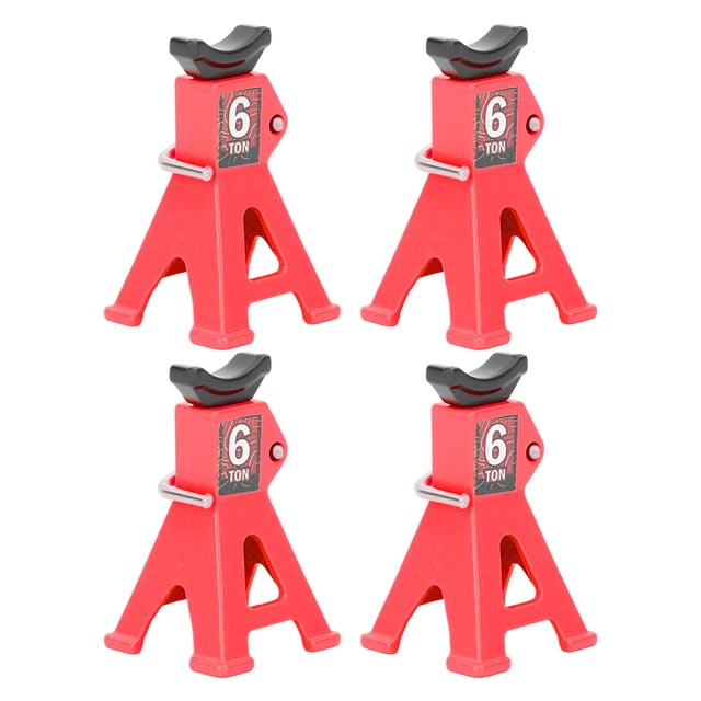 4PCS RC Mini Jack Stands 1/24 Juego de Soporte de Gato de Escala de aleación de Aluminio Ajustable para SCX24 RC Car Metal Jack Stand RC Jack Stand RC Car Simulación Jack Stand ANGGREK Otros