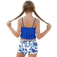 thumbnail image 6 of Gamivast Two Piece Tankini for Toddler Girls Tiered Ruffle Flounce Top with Boy Shorts Modest Swimsuit Summer Pool Party Wear Cute Holiday Bathing Suit, 6 of 8