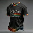 thumbnail image 2 of Gay Pride Shirt for Men, Breathable Pride Month Graphic Casual Summer LGBTQ+ Support Top, 2 of 4