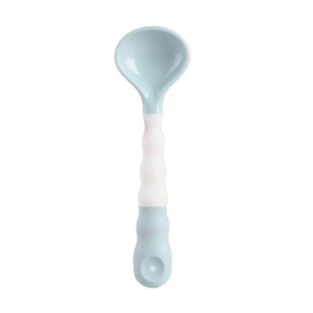 

HIABIO Baby Bendable Silicone Spoon Toddlers Feeding Training Spoon Tableware BPA Free Self-Feeding Learning Spoon for Infant
