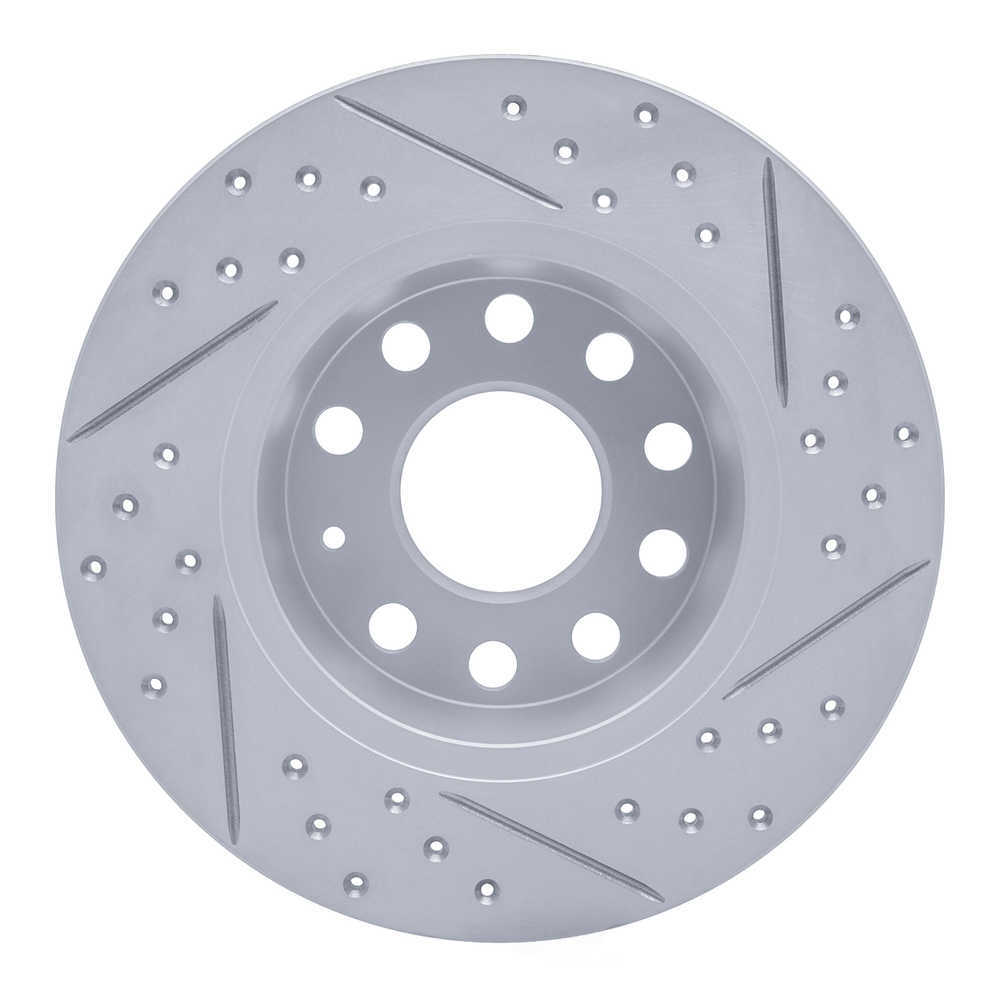 Dynamic Friction Company 830-74059L DFC Geoperformance Rotor - Drilled and Slotted